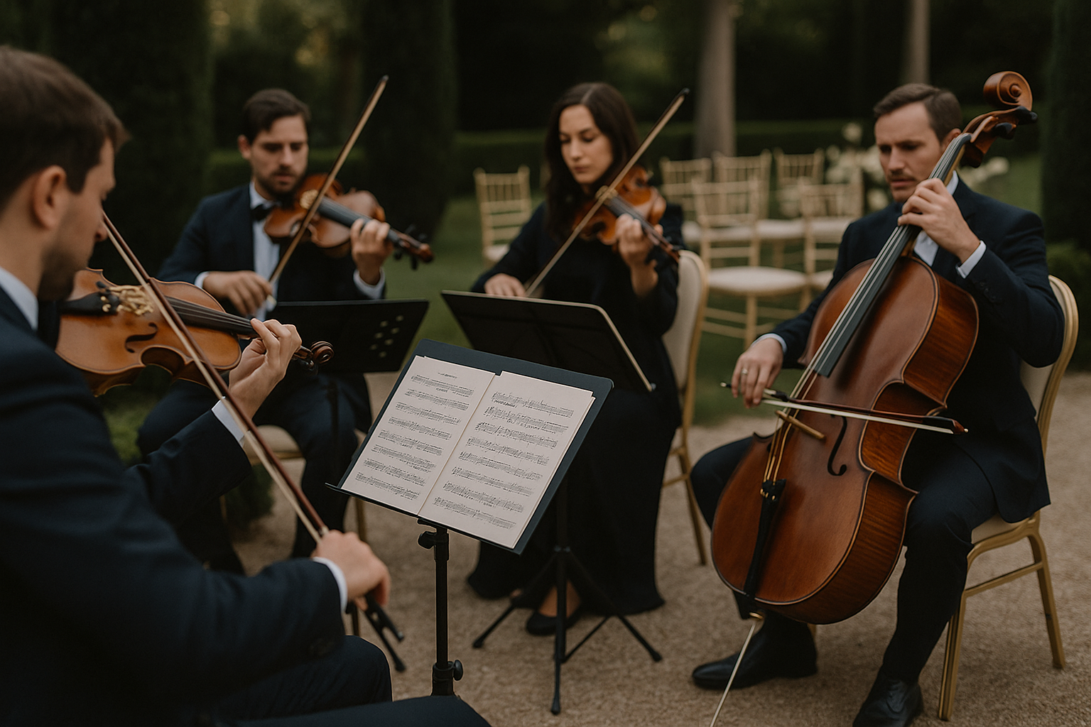 musica casamento ao ar livre